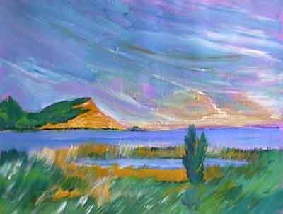 Kliff bei Kleinzicker 35x47